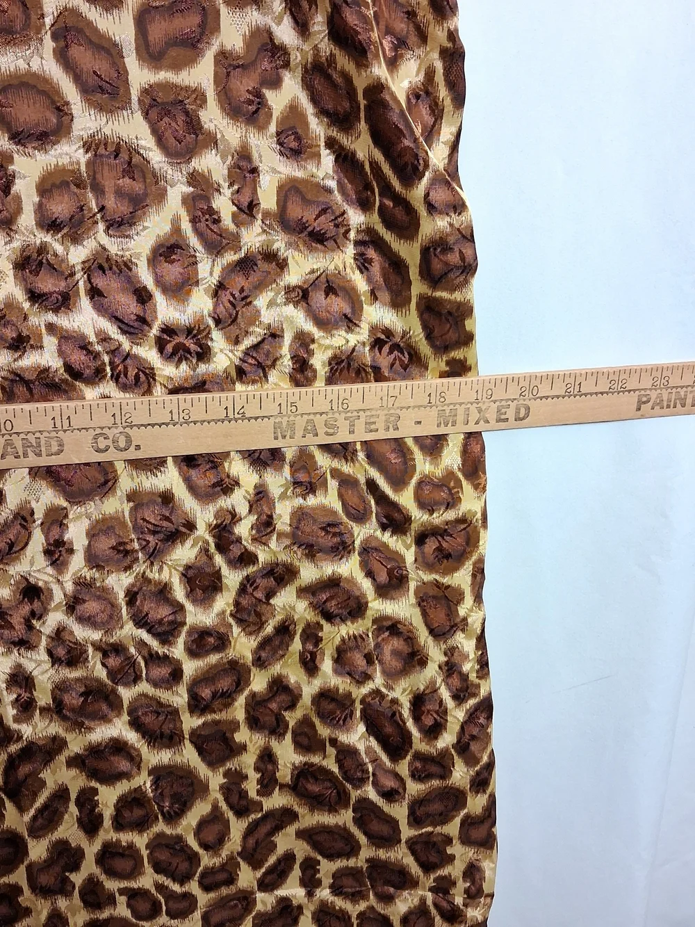 JWS Animal Print Slip Dress Leopard Brown Bow Sleeveless Midi Small